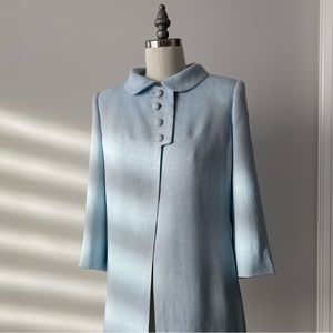 Vintage Linen Dress Coat